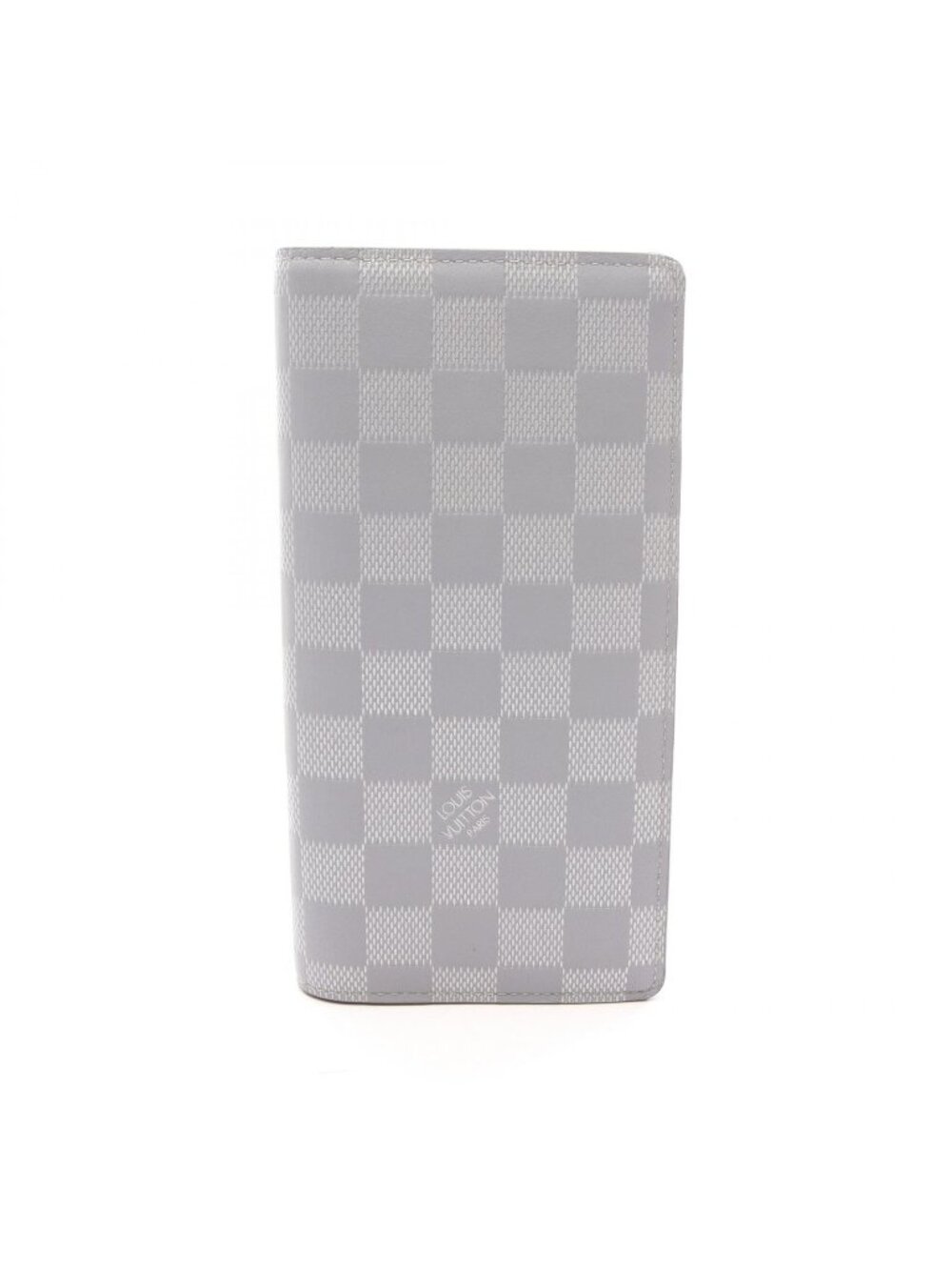 Louis Vuitton Bifold Wallet Portefeuille Brazza Damier Infini Pale Blue Leather